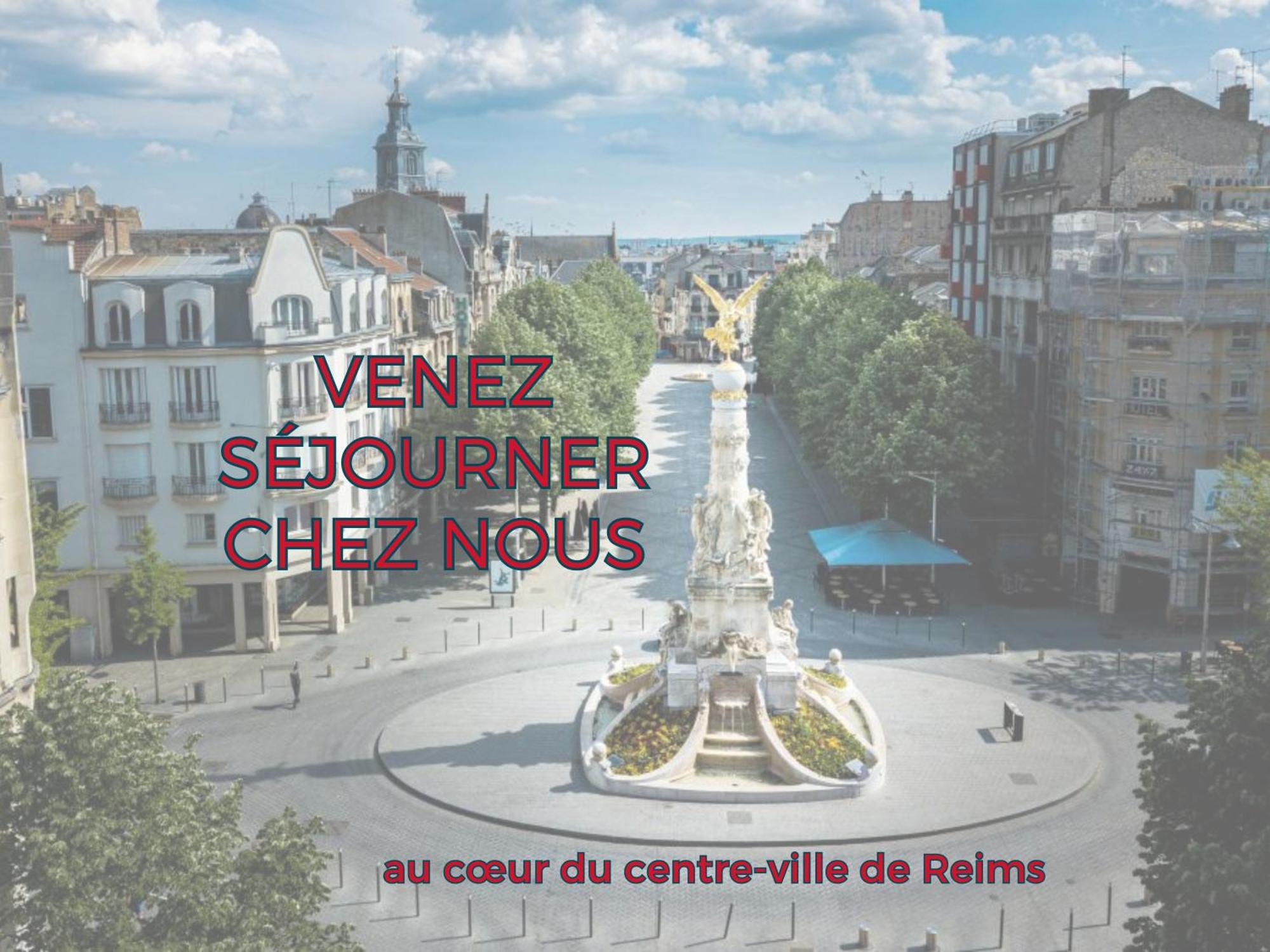 Colbert 541 Hypercentre - Ideal Couple & Pro - Wifi Haut Debit - Gare, Cathedrale, Commerces, Restaurants & Transports En Commun A Moins De 10 Minutes A Pied Реймс Экстерьер фото