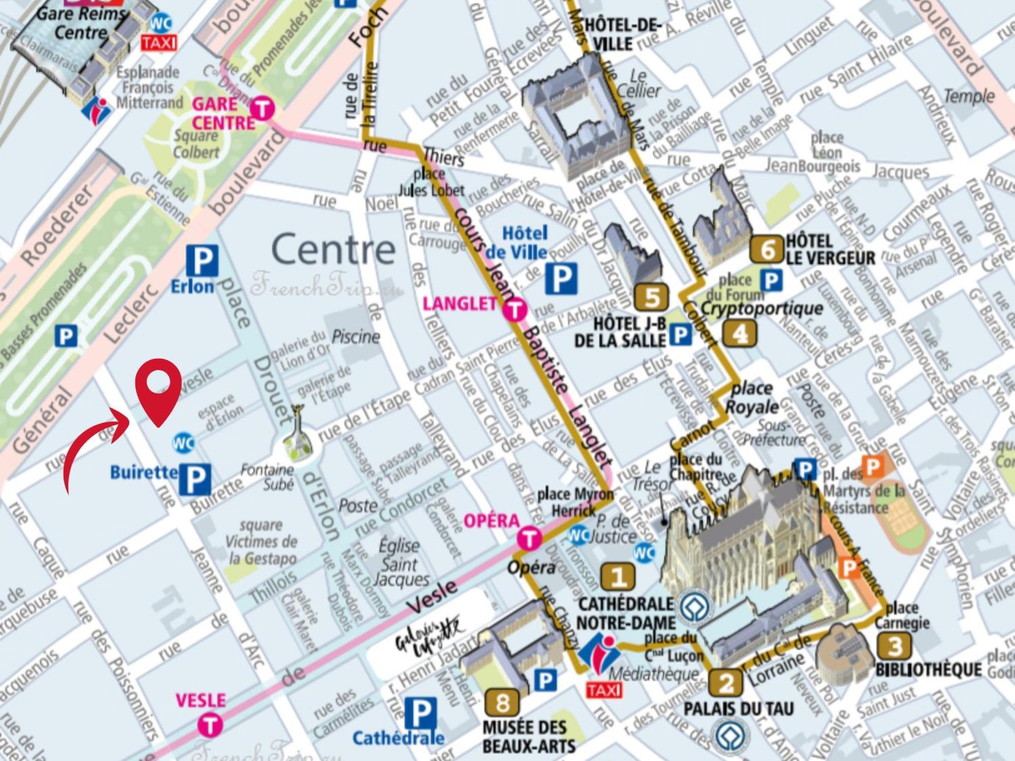 Colbert 541 Hypercentre - Ideal Couple & Pro - Wifi Haut Debit - Gare, Cathedrale, Commerces, Restaurants & Transports En Commun A Moins De 10 Minutes A Pied Реймс Экстерьер фото